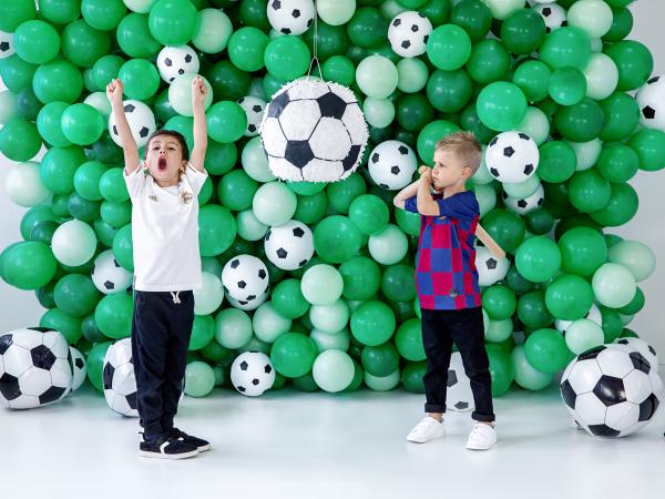Folienballon rund - Fußball - ø 43cm